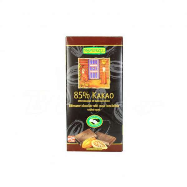 Rapunzel bio keserűcsokoládé 85% 80 g