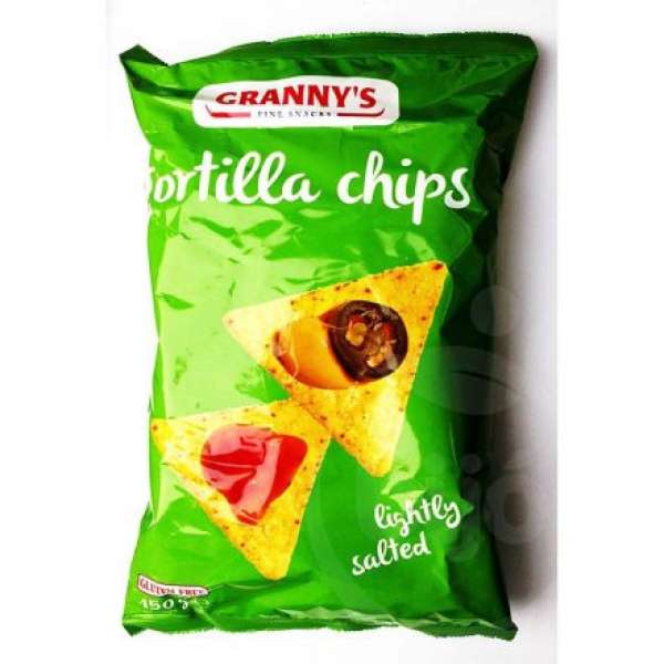 GRANNYS TORTILLA CHIPS ENYH.SÓS GM 90N