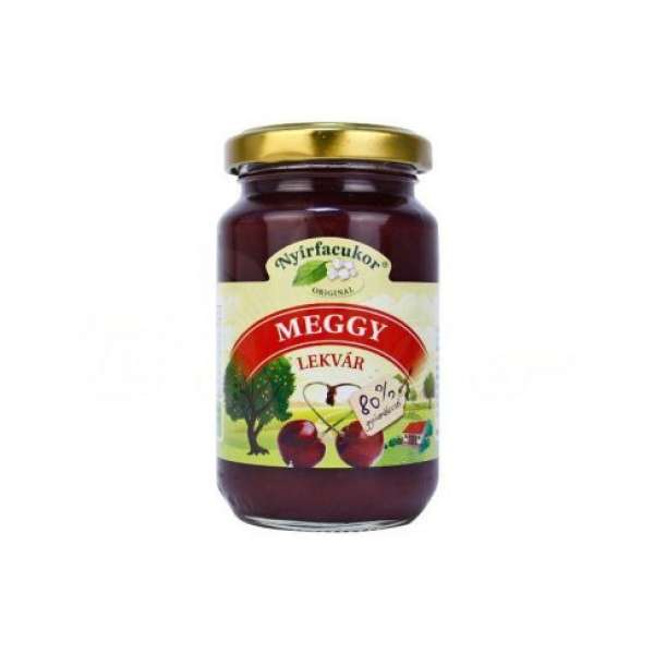 Nyírfacukor Meggylekvár 230G