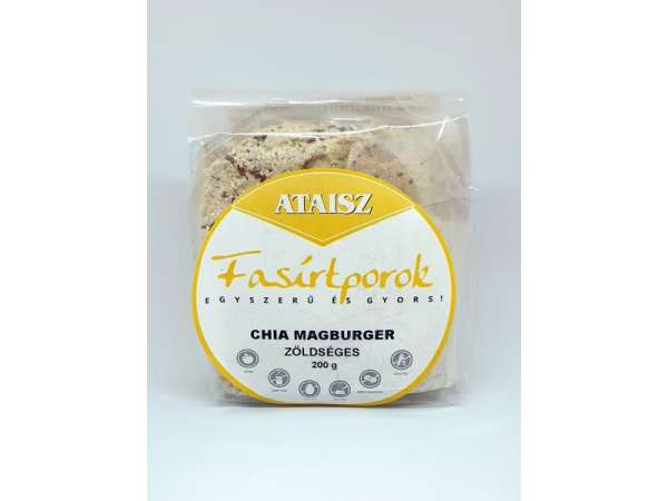 Ataisz chia magburger zöldségekkel 200 g