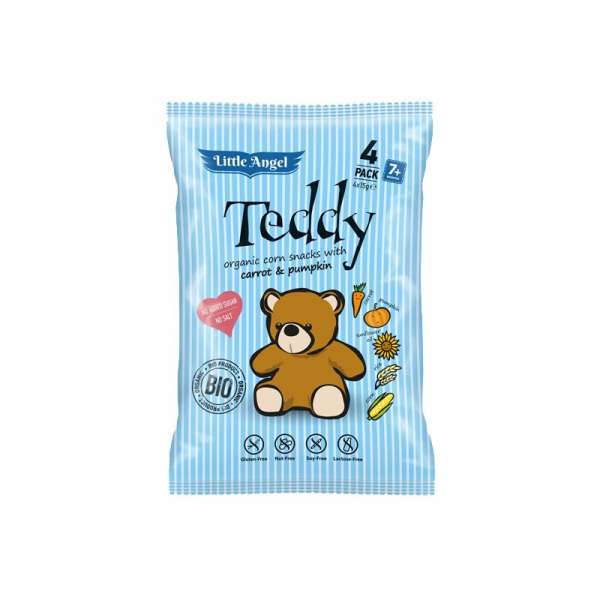 Teddy bio kukoricás snack 4x15 g 60 g