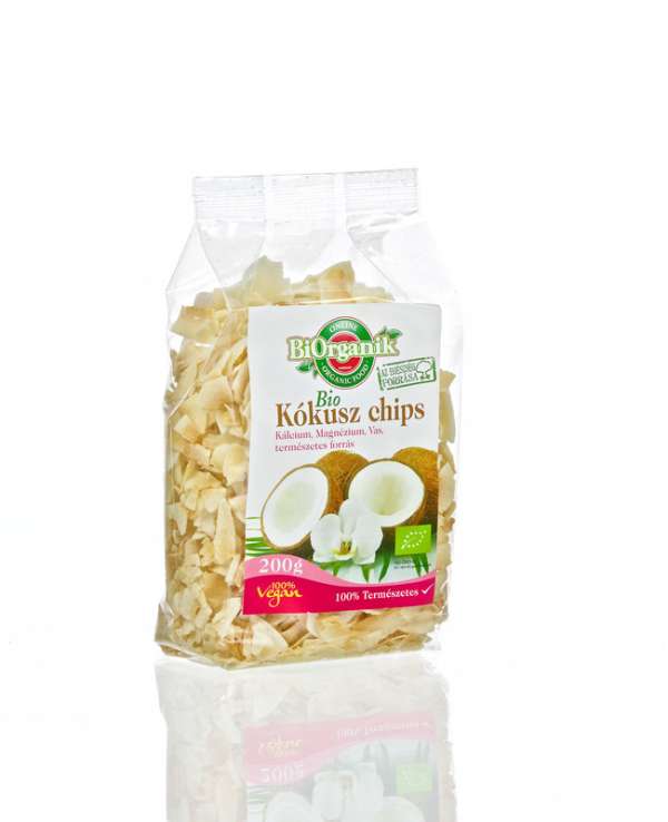 Biorganik bio kókuszchips pirított 200 g