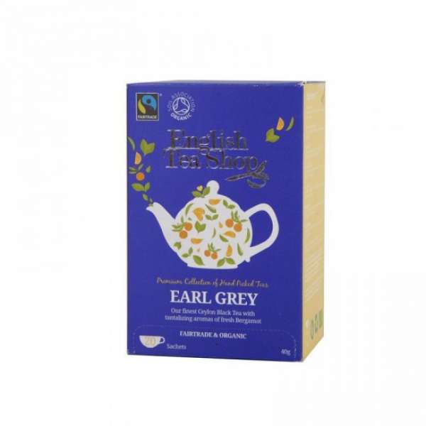 Ets bio earl grey tea 20x2 g 40 g