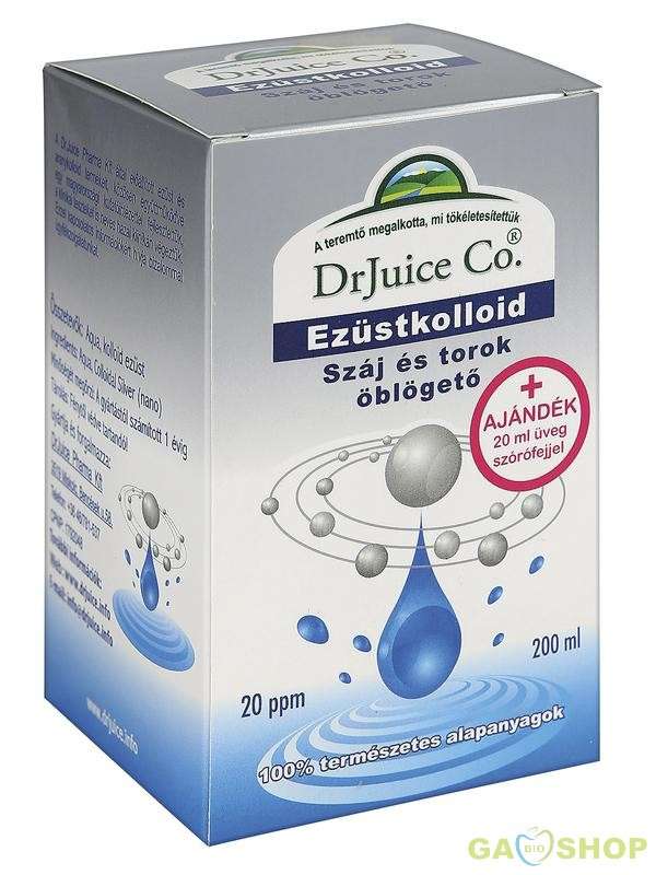 Dr.juice ezüstkolloid oldat 200 ml