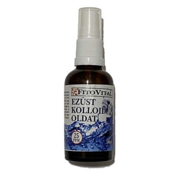 Fitovital ezüstkolloid 25ppm szórófejes 50 ml