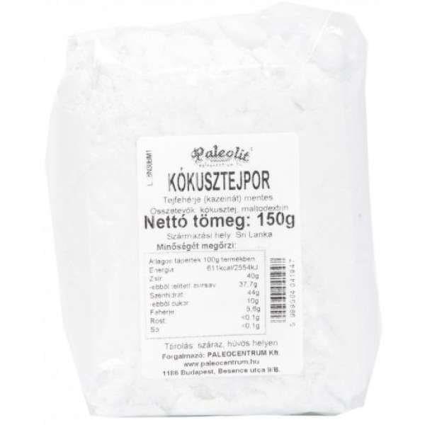 Paleolit Kókusztejpor Kazeinmentes 150 g