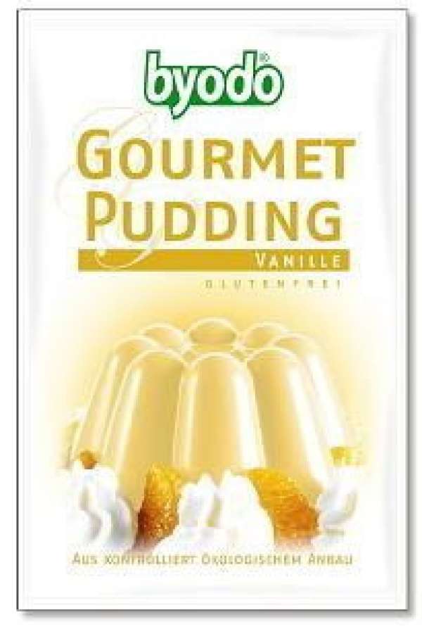 Byodo bio gluténmentes pudingpor vaníliás 40 g