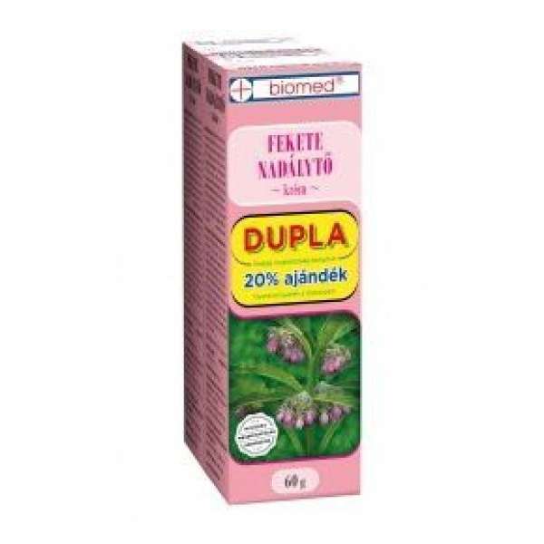 Biomed fekete nadálytő krém dupla 2x60 g 120 g