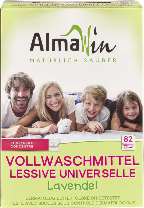 AlmaWin Általános mosópor koncentrátum - 82 mosásra levendulával 4,6 kg