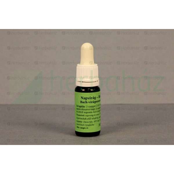 Bach virágeszencia napvirág 10 ml