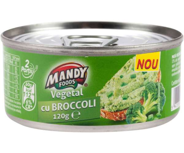 Mandy növényi pástétom brokkolis 120 g