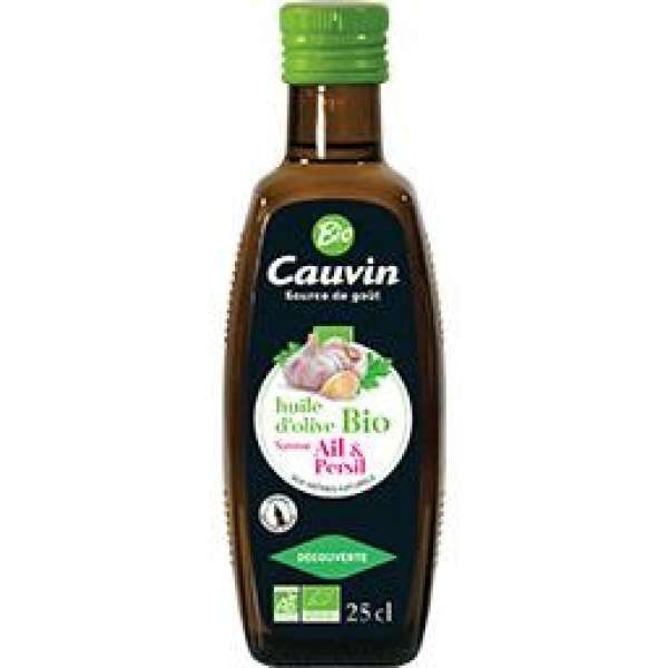 Cauvin bio fokhagymás-petrezselymes olívaolaj 250 ml