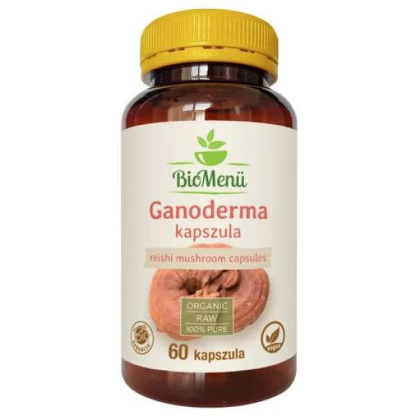BioMenü BIO GANODERMA kapszula 60 db 440 mg-os kapszula