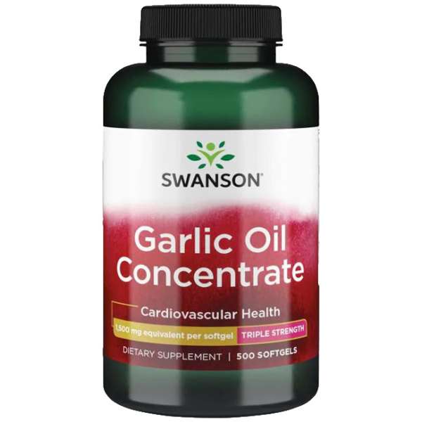 SWANSON GARLIC OIL CONCENTRATE Fokhagyma olaj koncentrátum 500 mg/250 db
