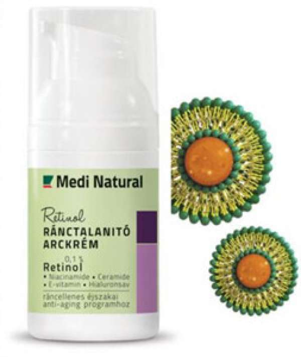 Medinatural retinol ránctalanító arckrém 30 ml