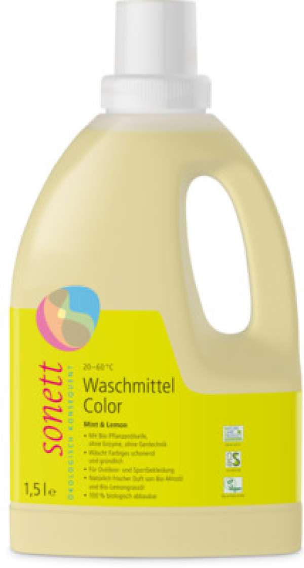 Sonett Mosószer foly. színes mosás 10l