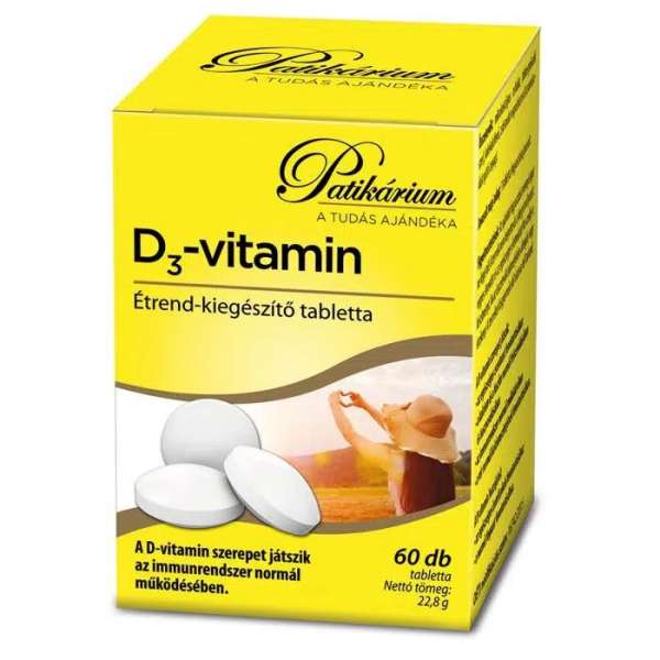 PATIKÁRIUM D-3 VITAMIN 2000NE 60 db