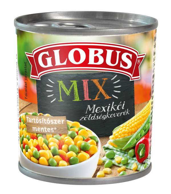 GLOBUS XXL MEXIKÓI ZÖLDSÉGKEVERÉK 800G