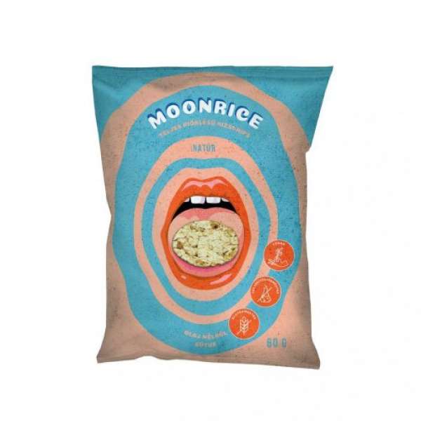 Moonrice rizschips natúr 60 g
