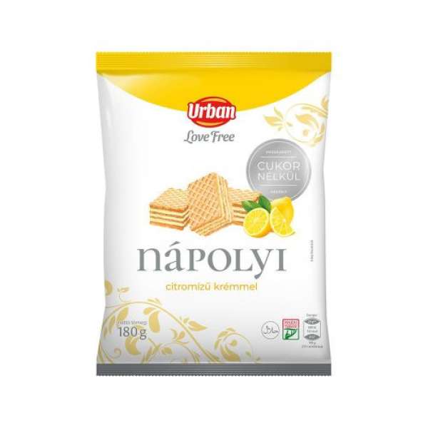 URBÁN NÁPOLYI CITROMÍZŰ KRÉMMEL 180 g CM.