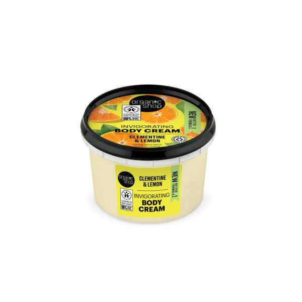 Organic Shop Élénkítő testápoló krém mandarinnal és citrommal