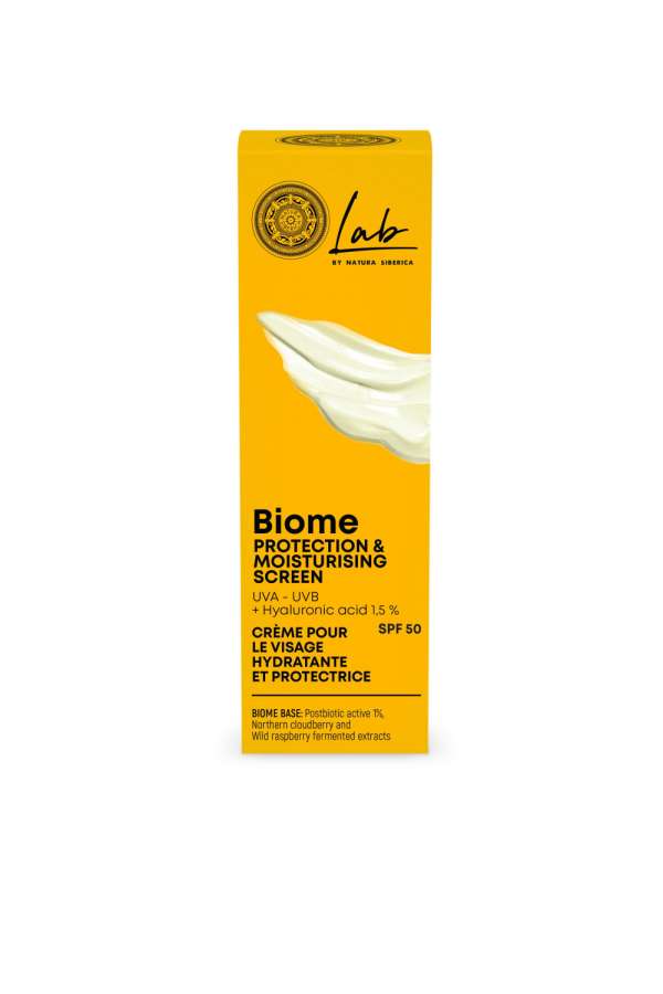 Natura Siberica Lab Biome Hidratáló fényvédő arckrém SPF50 30 ml