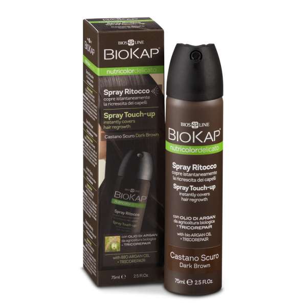 Biokap Nutricolor Hajtőszínező spray - sötétbarna 75 ml