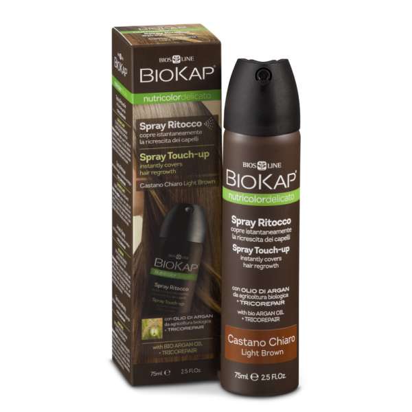 Biokap Nutricolor Hajtőszínező spray - világosbarna 75 ml