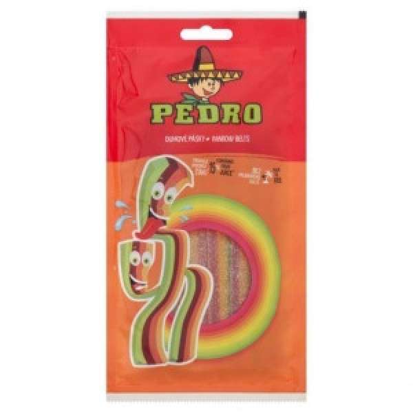 Pedro rainbow belt gumicukor vegán 80 g