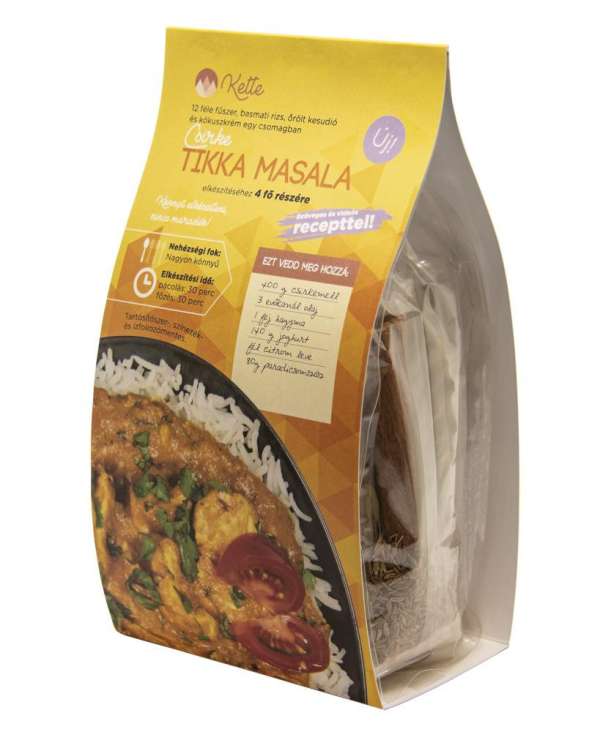 KETTE CSIRKE TIKKA MASALA BASMATI RIZS