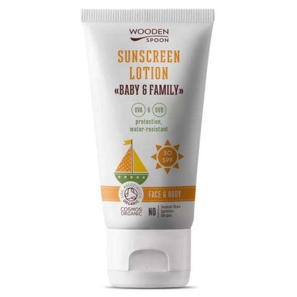 Wooden Spoon bio naptej és testápoló spf 30 100 ml