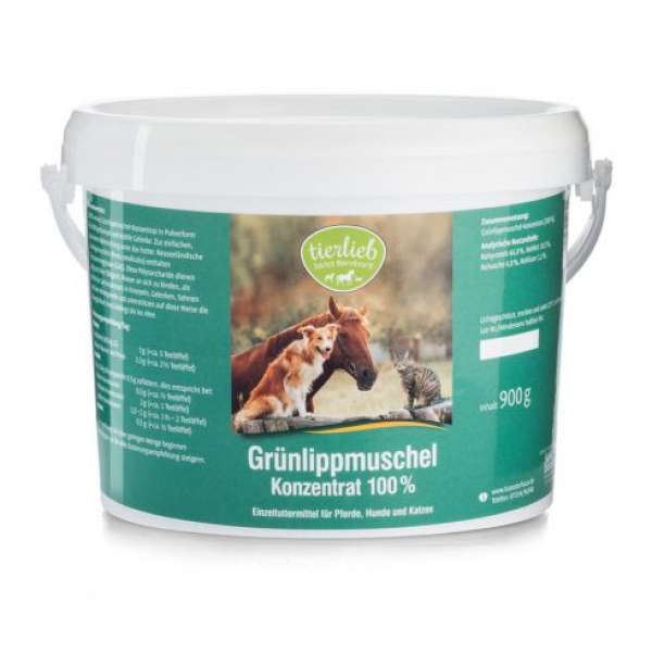 Tierlieb /Sanct Bernhard/ Zöldkagyló koncentrátum lovaknak, kutyáknak, macskáknak 900 g #963