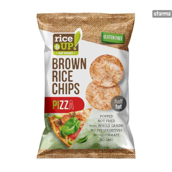 GLUTÉNMENTES RICE UP CHIPS PIZZÁS 60 g