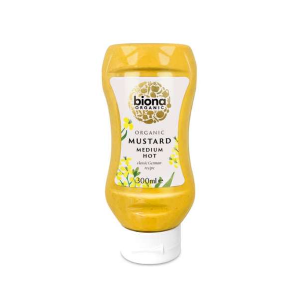 Biona Bio Mustár közepesen csípős 300 ml