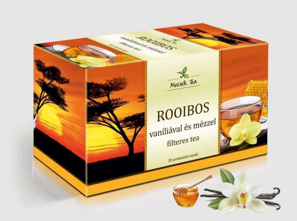 Mecsek rooibos tea vaníliával és mézzel 20x1,5g 30 g
