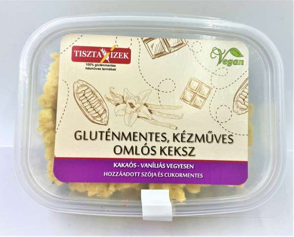 TISZTA ÍZEK KAKAÓ-VANÍLIA KEKSZ GM. 180 g