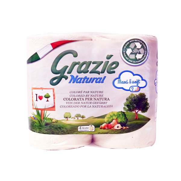 Grazie Natural öko toalettpapír 4 db