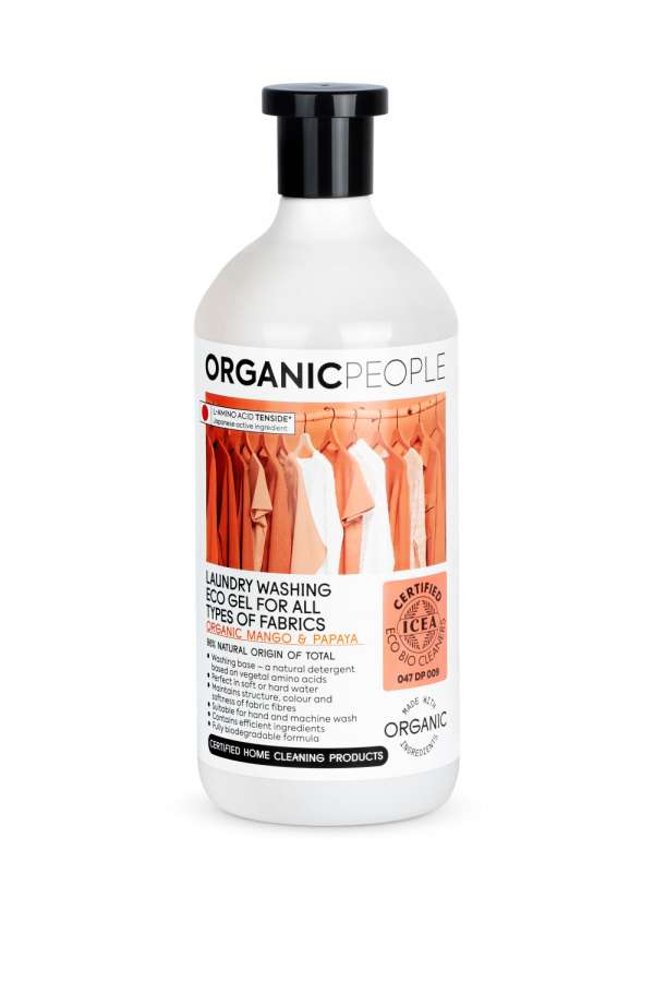Organic People Öko Mosógél minden textíliához bio mangóval és papayával