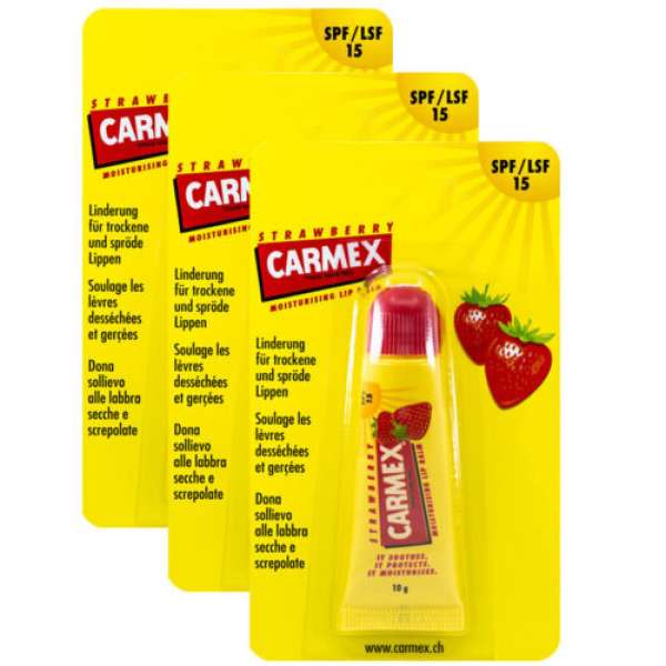 Carmex ajakápoló tubusos epres 10 g