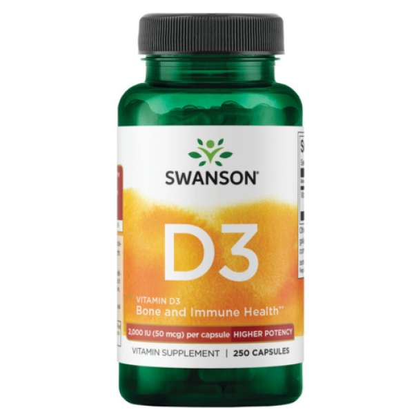 SWANSON D3 vitamin 2000NE / 250 kapszula