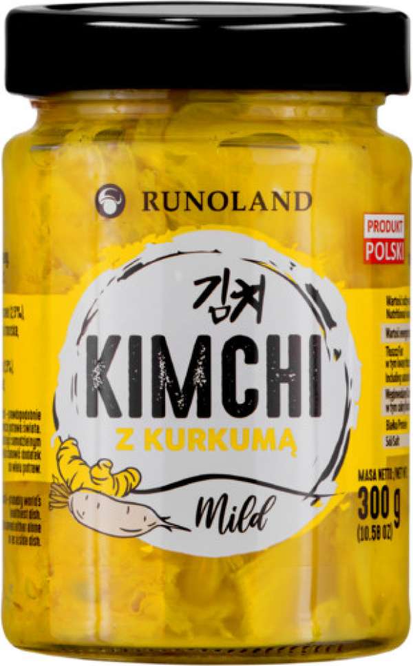 Runoland bio kimchi kurkumás vegán 300 g