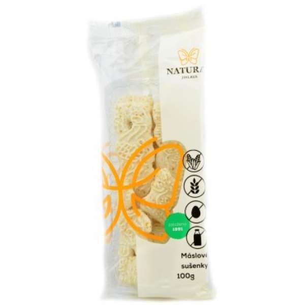 Gluténmentes natural rizskeksz vaníliás vajas 100g