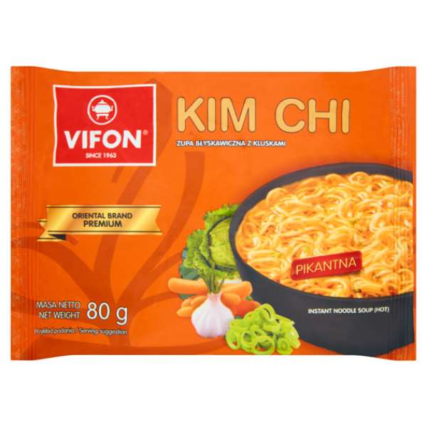 VIFON KIMCHI INSTANT TÉSZTÁS LEVES
