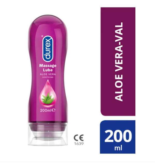 Durex Play 2in1 masszázsolaj - Aloe Vera (200 ml)