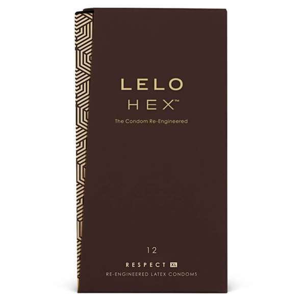 LELO Hex Respect XL - luxus óvszer (12 db)