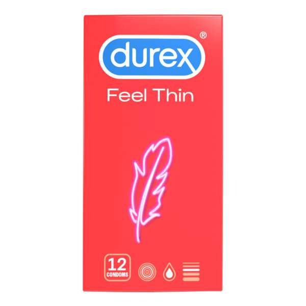 Durex Feel Thin - élethű érzés óvszer (12 db)