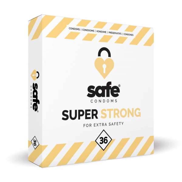 SAFE Super Strong - extra erős óvszer (36 db)