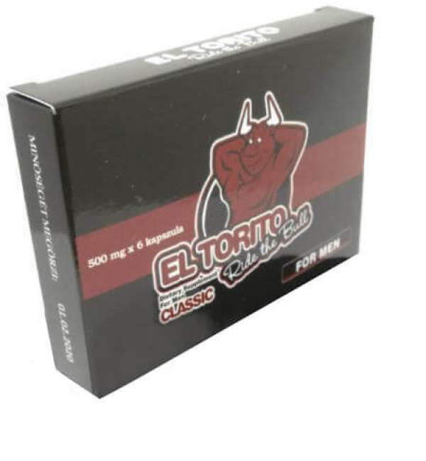 El Torito - étrendkiegészítő kapszula férfiaknak (6 db)
