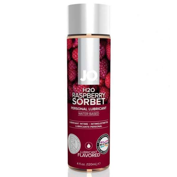 JO H2O málna sorbet - vízbázisú síkosító (120 ml)