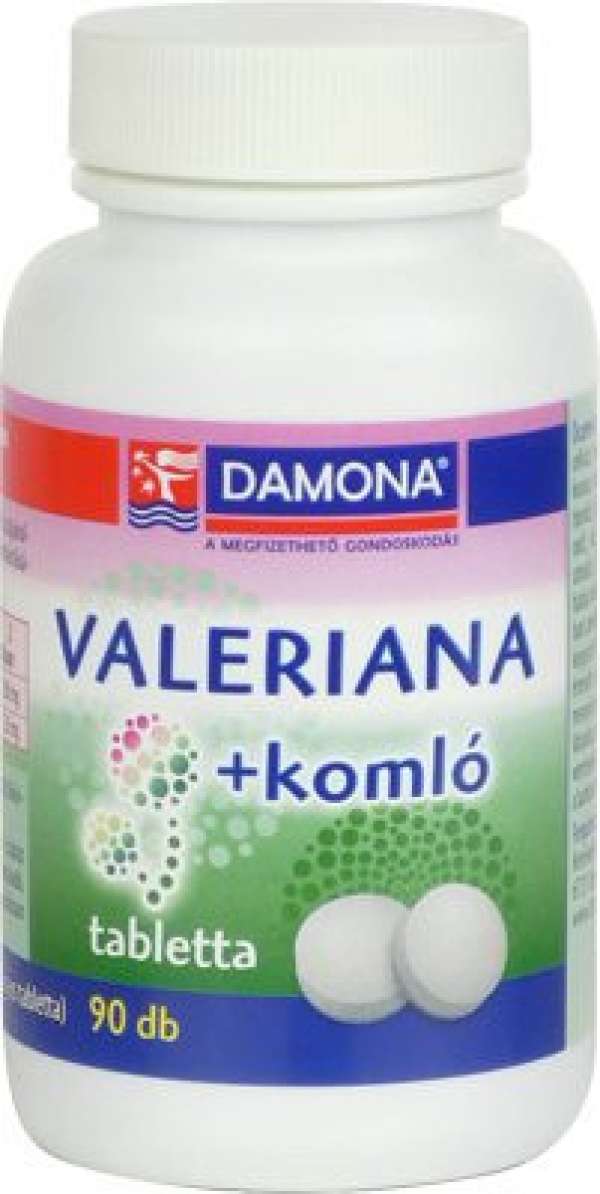 DAMONA VALERIANA+KOMLÓ TABLETTA
